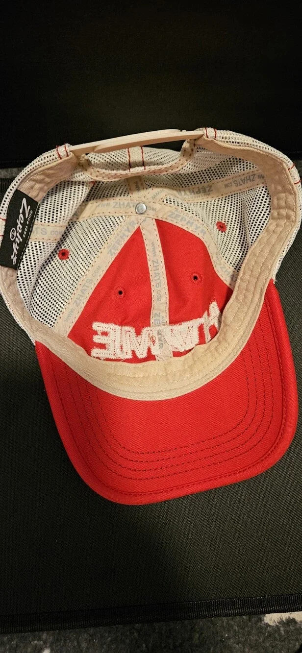 Zephyr Ohio HOME Trucker Hat Red White Mesh Back Adjustable Baseball Cap OSFM